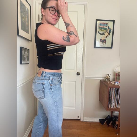 70s Vintage Cable Knit Vest - Picture 3 of 7